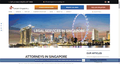 Desktop Screenshot of lawyers-singapore.com
