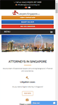 Mobile Screenshot of lawyers-singapore.com